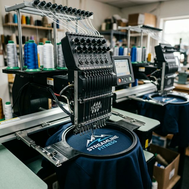 Embroidering a Polo Shirt